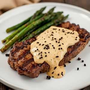 New York Strip Au Poivre