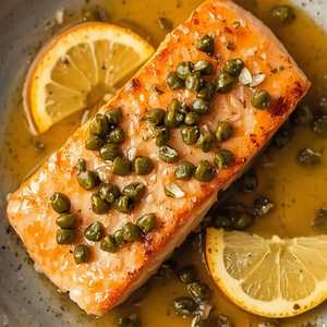 SALMON PICCATA