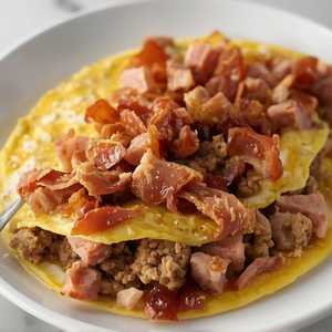 Meat Lovers' Omelette