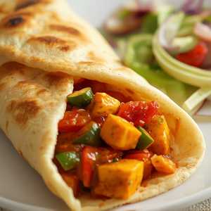 Chili Paneer Wrap