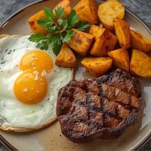 Verdure Steak and Egg