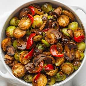 Roasted Brussels Sprouts, V GF