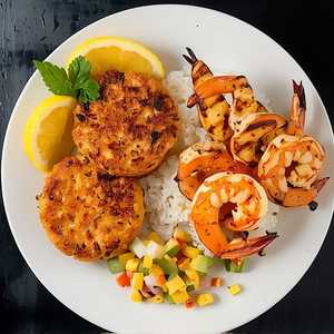 Crab Cake & Shrimp