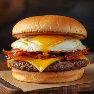 Breakfast Burger (Lunch)