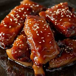 Honey Glazed Spare Ribs