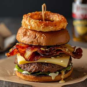 Garlic Bacon Burger