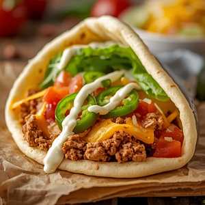 Mexican Turkey Pita
