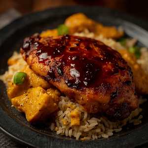 Spicy Teriyaki Chicken Cutlet