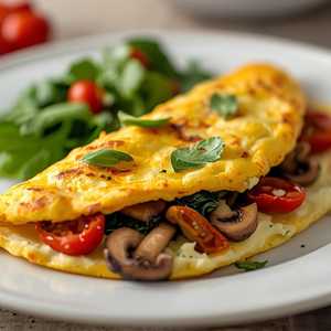 Blue Cheese Omelette