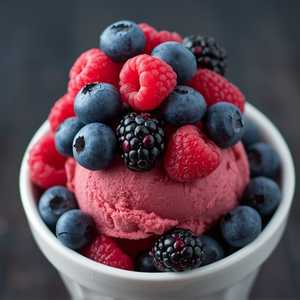 Berries & Sorbet
