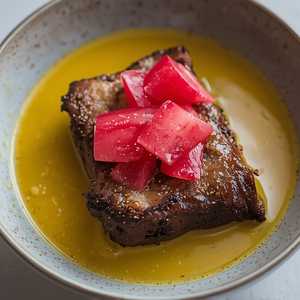 confit goat belly