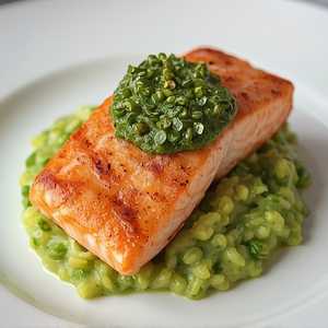 Grilled King Salmon Battuto