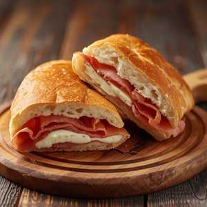 Baguette Prosciutto y Mozarella