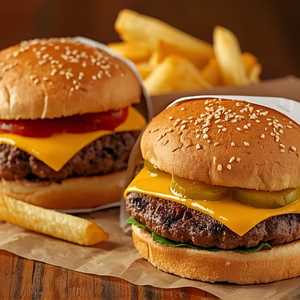 2 Cheeseburgers Combo