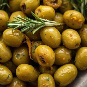 Warm Castelvetrano Olives