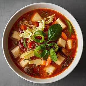 Tom Yum Goong (Vegetable and Tofu)