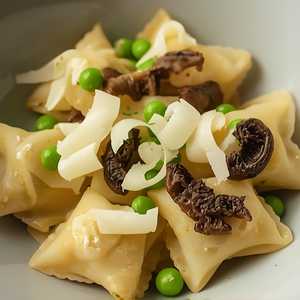 English Pea & Ramp Agnolotti