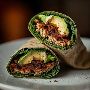 I Am Glorious - Blackened Tempeh Caesar Wrap