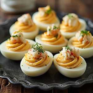 Jumbo Lump Crab Deviled Eggs