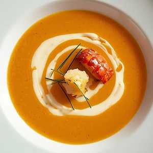 Lobster Bisque with Cognac Cream