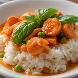 Vegetable Red Curry & Rice