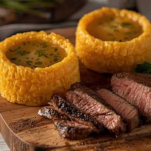 Bistec Con Dos Mofongos