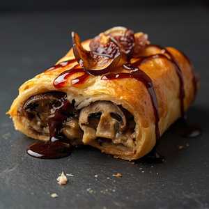 Mushroom Strudel