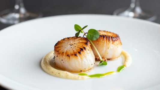 Dry Seared Scallops