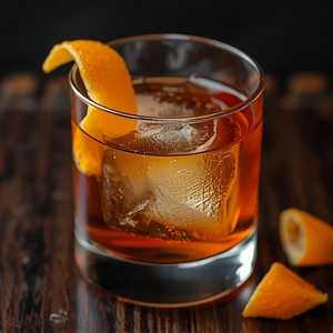 Spiced Rum Ole' Fashioned