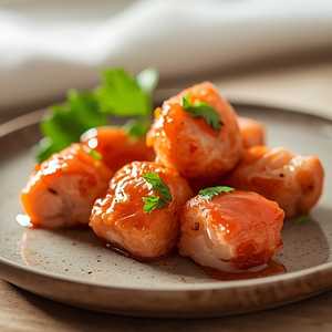 Sweet Chili Salmon Bites