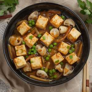 Garlic Sauce Pressed Tofu (Not GF)