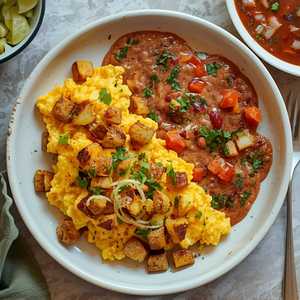 Papas Con Huevos