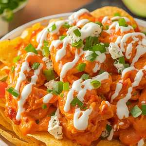 Buffalo Chicken Nachos