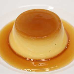 Crème caramel à la vanille