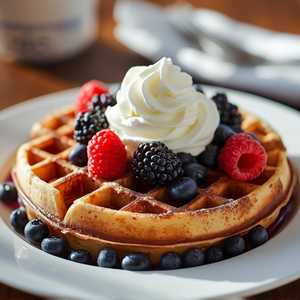 Berry Waffle