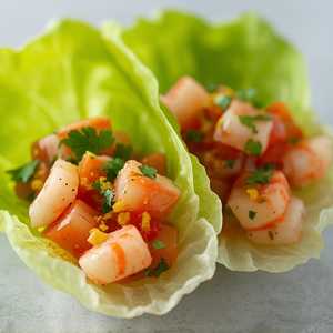 Lobster Ceviche Butter Lettuce