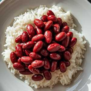 Arroz Blanco y Habichuela