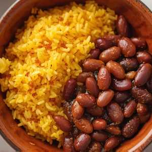 Arroz Guisado y Habichuelas