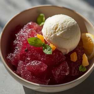 Concord Grape Granita