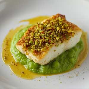 Pistachio Crusted Seabass
