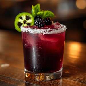 Blackberry Jalapeño Margarita
