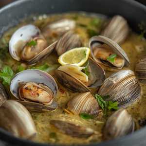 Steamed Fresh Manila Clams