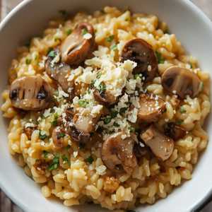 Parmesan Mushroom Risotto