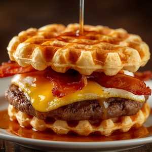 Waffle Burger