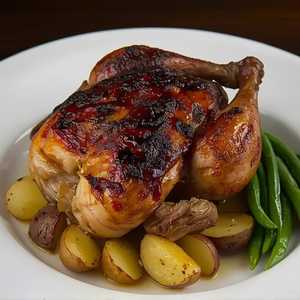 Smoked BBQ Half Chicken