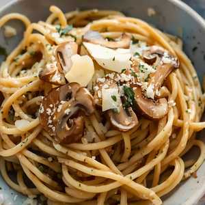 Shiitake Garlic Noodles