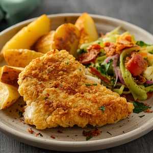 Cod, Salt & Vinegar Crusted