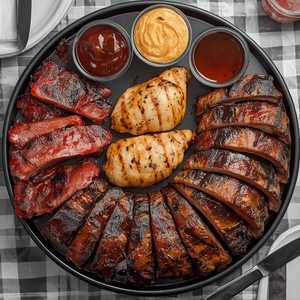 BBQ Ribs And Chicken Family Pack Large