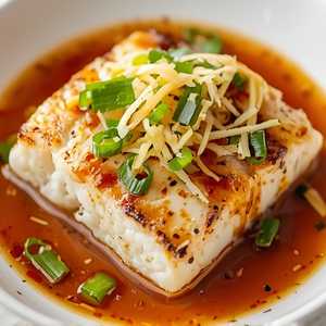 Cod Fillet w/Ginger & Onion