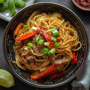Cumin Lamb Hand-Ripped Noodles (Not GF)